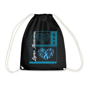 Chemise Ligma Disease, Fight For The Cure Blue - Sac de sport léger - noir - Devant