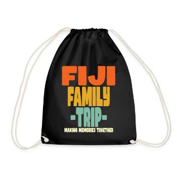 Fidji Vacances en famille - Sac de sport léger - noir - Devant