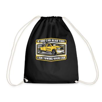 If You Can Read This I'm Towing Your Car - Turnbeutel - Schwarz - Vorne