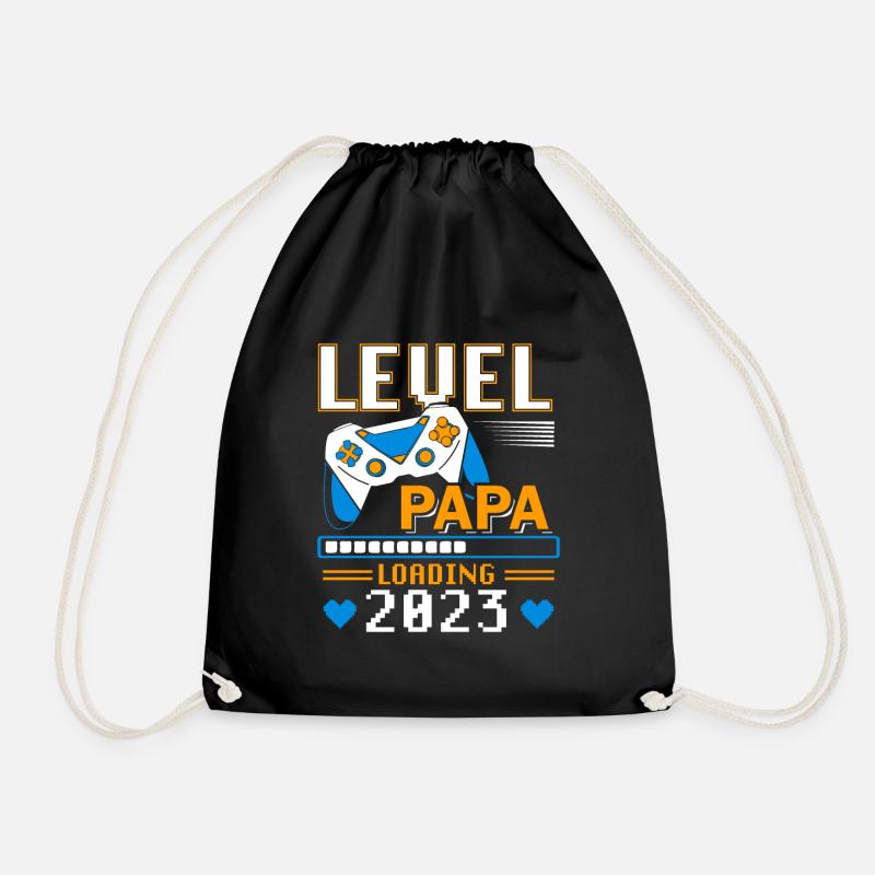 Papa Level Loading 2023 - Turnbeutel - Schwarz