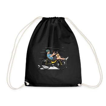 Vélo Vélo Vélo Couché Vélo Cycliste Pédale - Sac de sport léger - noir - Devant