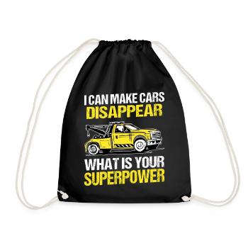 Dépanneuse - Sac de sport léger - noir - Devant