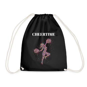 Cheertime Cheerleading Cheerleader Cheerleaderin - Drawstring Bag - black - Front