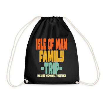 Vacances en famille à l’île de Man - Sac de sport léger - noir - Devant