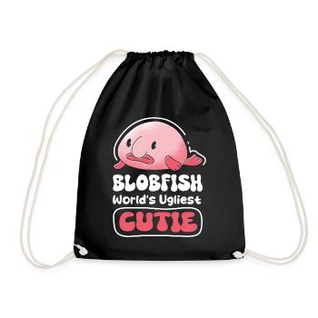 Biologiste marin Poissons d’eau profonde Blob Océan - Sac de sport léger - noir - Devant