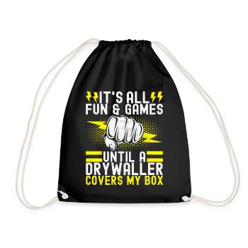 Electrician Electronics Technician - Drawstring Bag - black - Front