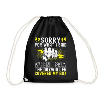 Electrician Electronics Technician - Drawstring Bag - black - Front