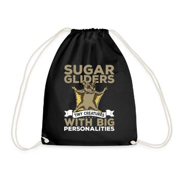 Planeurs de sucre Petites créatures Propriétaires de planeurs de sucre - Sac de sport léger - noir - Devant