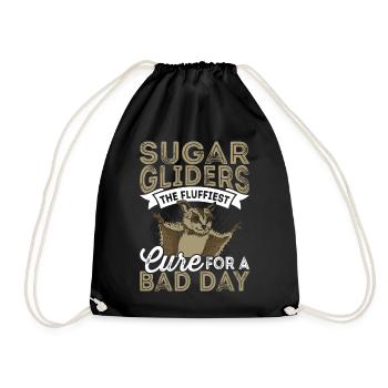 Planeurs de sucre Fluffiest Cure Propriétaires de planeurs de sucre - Sac de sport léger - noir - Devant