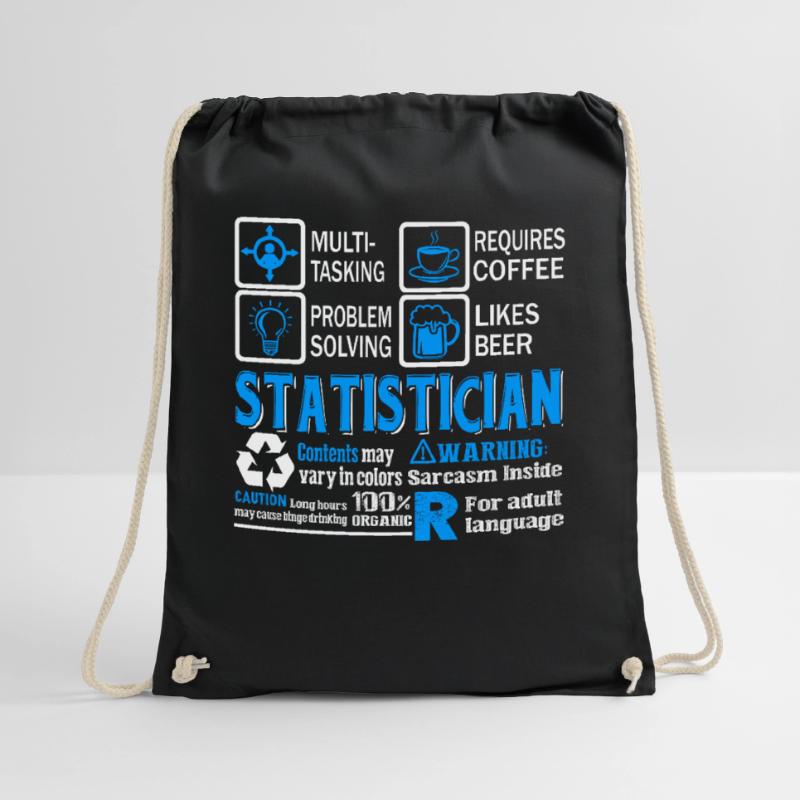 Statistician Statistician Problem Solving Drawstring Bag