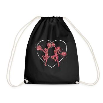 Cheerleader, Choreography, Dance Group, Football, Sport - Drawstring Bag - black - Front