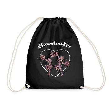 Cheerleader, Cheerleader, Cherography, Dancer - Drawstring Bag - black - Front
