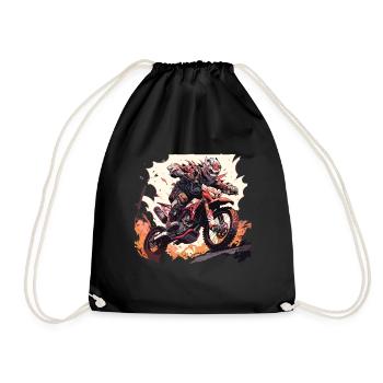 Skull Motocross - Sac de sport léger - noir - Devant