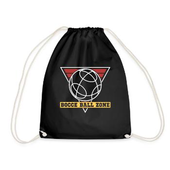 Bocce Ball Zone Pétanque Ball Sport Boule Joueur de Boule - Sac de sport léger - noir - Devant