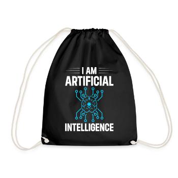 I Am Artificial Intelligence - Turnbeutel - Schwarz - Vorne