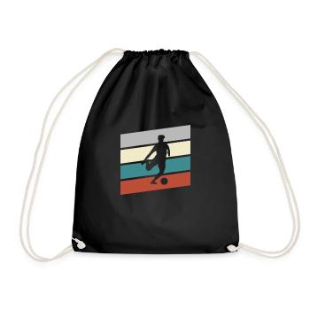Football Rétro - Sac de sport léger - noir - Devant