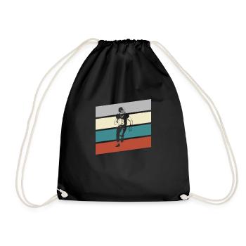 Football Rétro - Sac de sport léger - noir - Devant