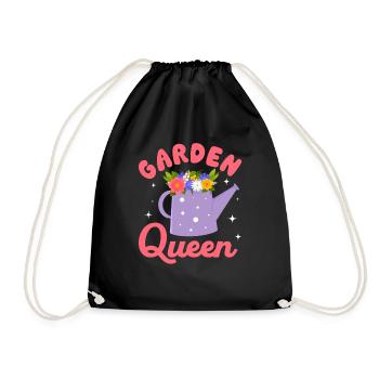 Garden Queen - Amoureux des jardins - Sac de sport léger - noir - Devant