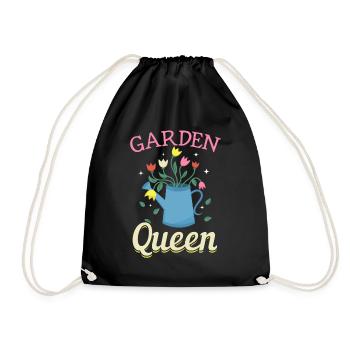 Garden Queen - Amoureux des jardins - Sac de sport léger - noir - Devant
