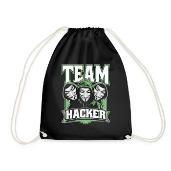 Team Hacker Social Engineering Phishing Sniffer - Sac de sport léger - noir - Devant