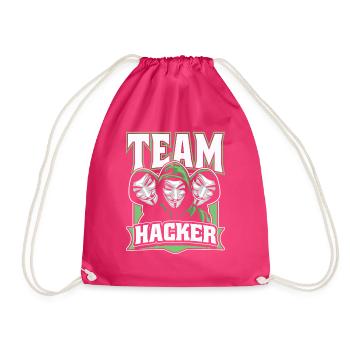 Team Hacker Social Engineering Phishing Sniffer - Sac de sport léger - fuchsia - Devant