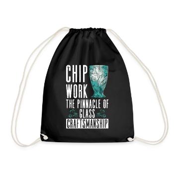 Chip Work - Le summum de l’artisanat du verre - Chip - Sac de sport léger - noir - Devant