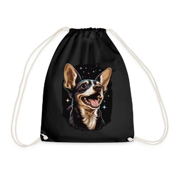 Cute Chihuahua Dog Breed Pet Lover - Turnbeutel - Schwarz - Vorne