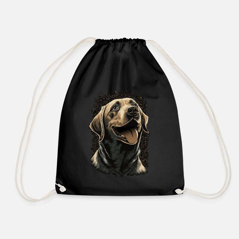 Cute Labrador Retriever Dog Breed Pet Lover - Turnbeutel - Schwarz