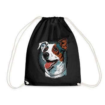 Cute Jack Russel Terrier Dog Breed Pet Lover - Turnbeutel - Schwarz - Vorne