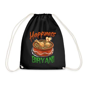 Cuisine indienne, gourmets, amateurs de biryani, - Sac de sport léger - noir - Devant