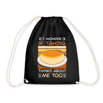 Gifts for gourmets from Thadig - Drawstring Bag - black - Front
