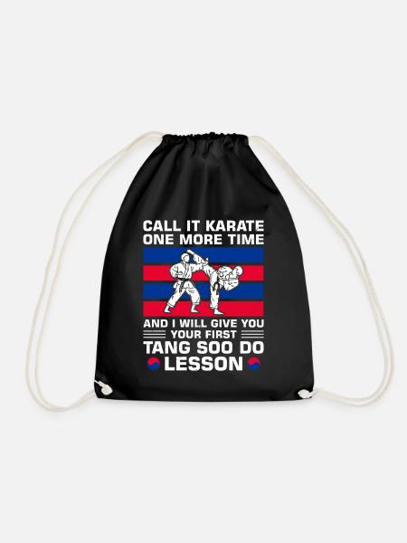 Tang Soo Do Geschenk - Turnbeutel - Schwarz
