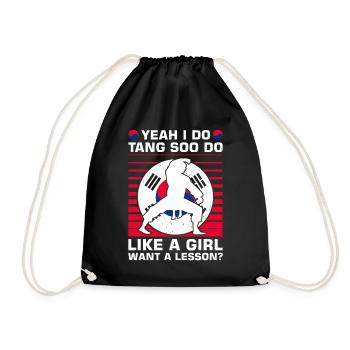 Tang so Do Gift - Drawstring Bag - black - Front
