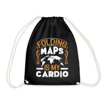 Cartographers - Drawstring Bag - black - Front
