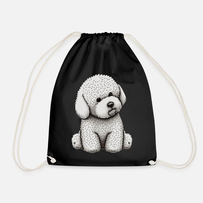 Cute Bichon Frise Dog Breed Pet Lover - Turnbeutel - Schwarz