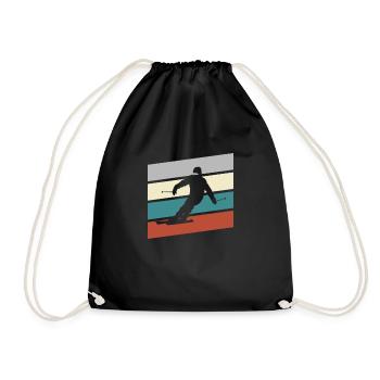 Ski Rétro - Sac de sport léger - noir - Devant