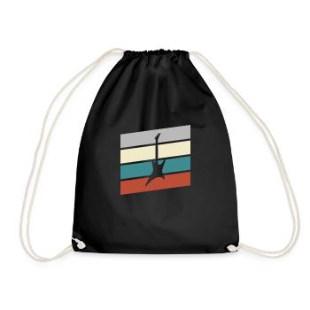 EGitarre Retro - Drawstring Bag - black - Front