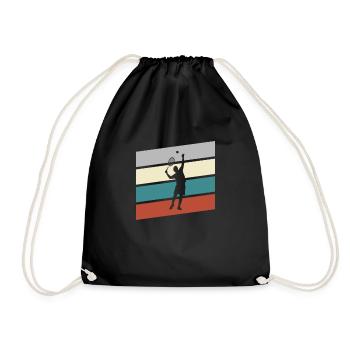 Tennis Rétro - Sac de sport léger - noir - Devant