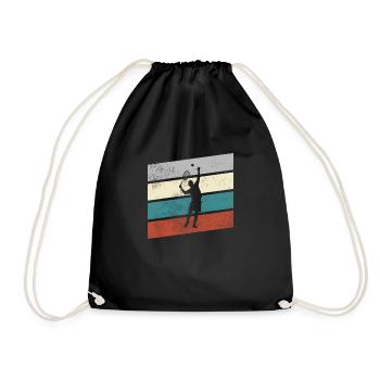 Tennis Rétro - Sac de sport léger - noir - Devant