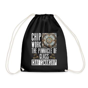 Chip Work - Le summum de l’artisanat du verre - Chip - Sac de sport léger - noir - Devant