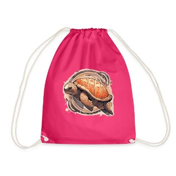 Tortue - Sac de sport léger - fuchsia - Devant