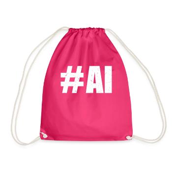 #AI - Intelligence artificielle IA - Sac de sport léger - fuchsia - Devant