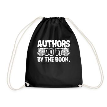 Book Authors Do It By the Book - Drawstring Bag - black - Front
