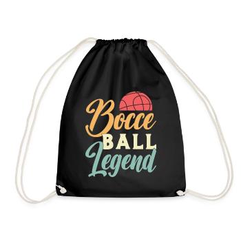 Bocce Ball Legend Ball Sport Pétanque Joueur de pétanque - Sac de sport léger - noir - Devant