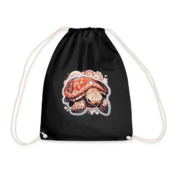 Tortue - Sac de sport léger - noir - Devant