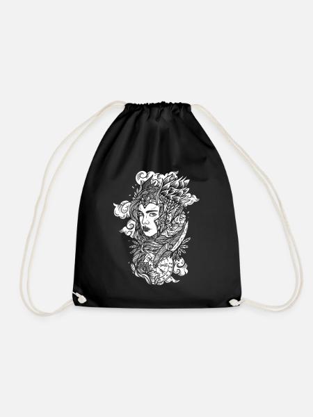 Femme Viking Nordique - Shield Maiden & Valkyrie - Sac de sport léger - noir