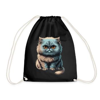 Cute Persian Cat Breed Pet Lover - Turnbeutel - Schwarz - Vorne