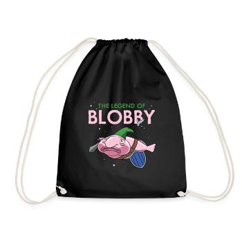 Conception de RPG pour un amoureux du blobfish - Sac de sport léger - noir - Devant