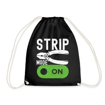 Electrician Electronics Technician - Drawstring Bag - black - Front