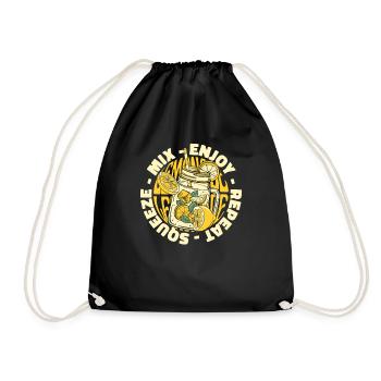 Squeeze Mix Profitez des amateurs de limonade répétés - Sac de sport léger - noir - Devant